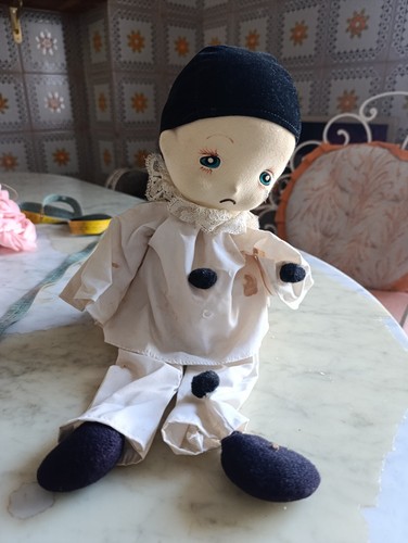 Bambolina vintage pierrot - , con