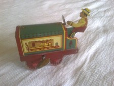 Locomotiva in latta a molla