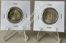 ITALIA 2025 GIUBILEO + VESPUCCI MONETE 2 EURO in cartoncini protettivi