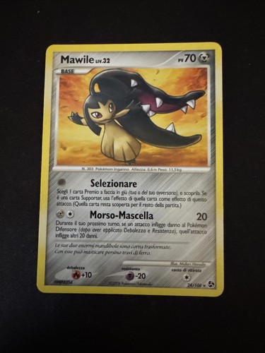 Carta pokemon mawile - carta,