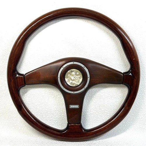 Volante legno usato momo a - legno,
