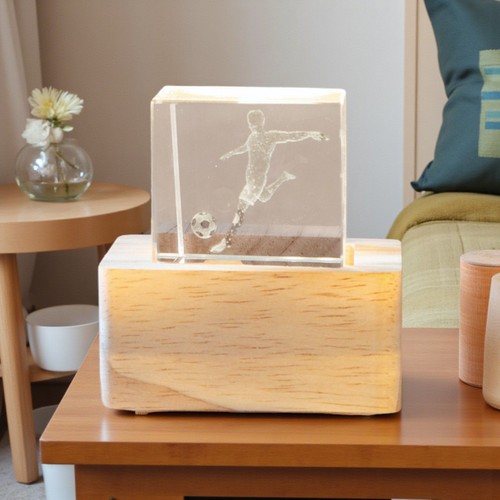 Cubo luminoso calciatore tema - cubo,