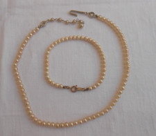 set COLLANA BRACCIALE TRIFARI PERLE FINTE