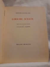 C. Baudelaire Liriche scelte