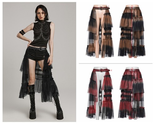 Gonna donna punk rave gotica - punk,