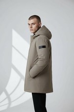 PARKA UOMO LUNGO I TESSUTO