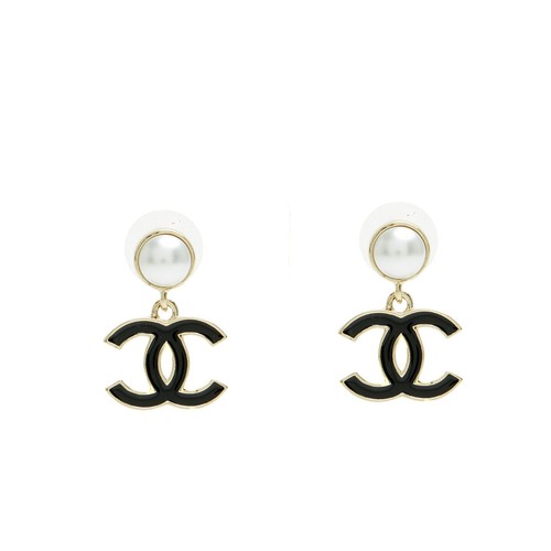 Orecchini con ciondolo chanel - con,