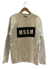 MSGM/Felpa/M/Cotone/WHT/Stampa