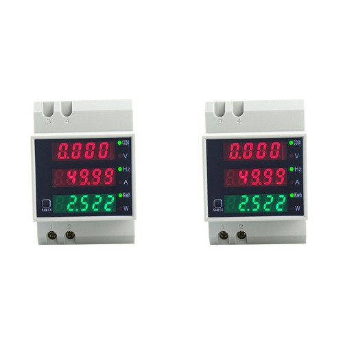 D52 2058 wattmetro din rail - wattmetro,