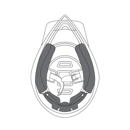 Agv cheek pads ax8 - pads,