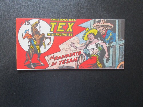 Tex striscia prima serie - striscia, 1°