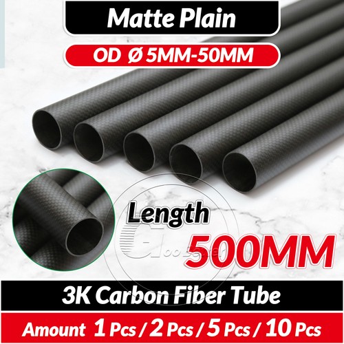 Tubo fibra carbonio 3k - in,