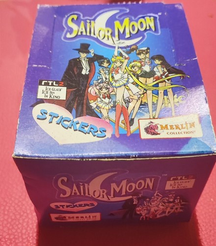 Sailor moon sticker box - moon,