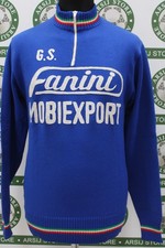 Maglia ciclismo bike FANINI ALFIDO TG 3 F401 shirt maillot trikot LANA WOOL