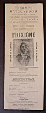 Teatro Nuovo Venafro - locandina spettacolo FRIXIONE trasformista 7/11/ 1907