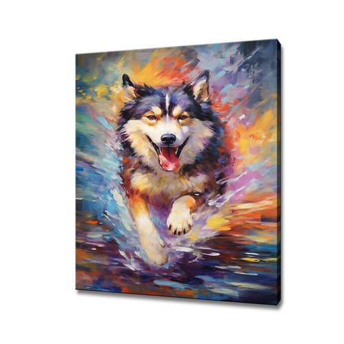 Alaskan malamute dog - malamute,
