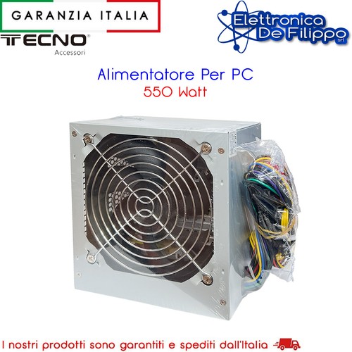 Alimentatore per 550 watt - per, pc