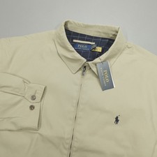 Polo Ralph Lauren Bi-Swing Bomber Giacca Uomo Taglia 3XB Giacca a Vento Cachi $198