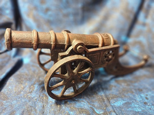 Cannone miniatura ghisa - miniatura,