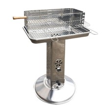 Barbecue a carbone, acciaio