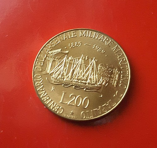 200 lire 1989 - lire, errore