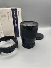 Sigma 16mm 1.4 DC DN - Condizioni pari al nuovo, revisionato - E-Mount Sony