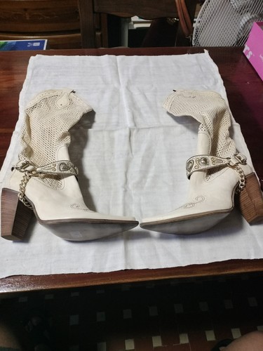 Stivali texani donna bianchi - texani,