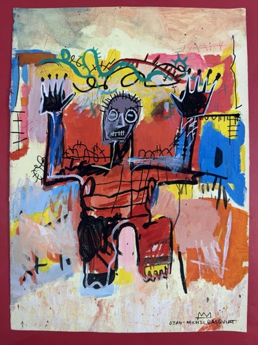 Jean michel basquiat quadro - basquiat,