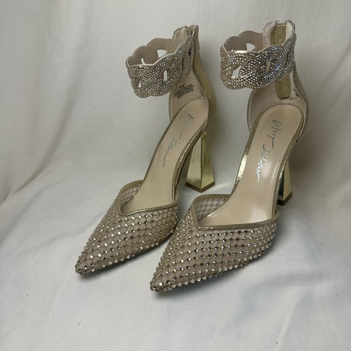 Pompa donna betsy johnson oro - pompa,
