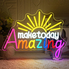Make Today Amazing Neon Led