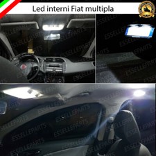 KIT LED INTERNI COMPLETO FIAT MULTIPLA + LUCI TARGA LED CANBUS 6000K BIANCO