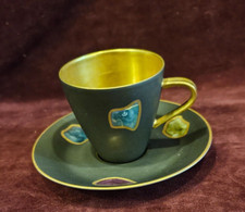 Set tazze e piattini Oro