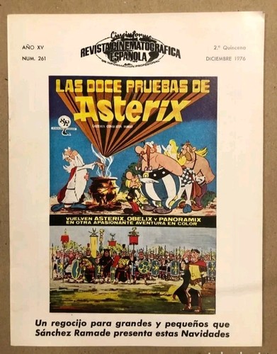 Asterix 1976 movie poster - asterix,
