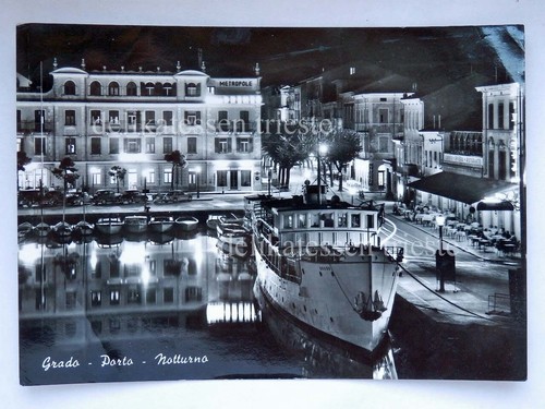Grado porto notturno nave - grado,