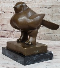 Statua Figura Di Gufo In Bronzo Astratto Firmata In Vendita Arte