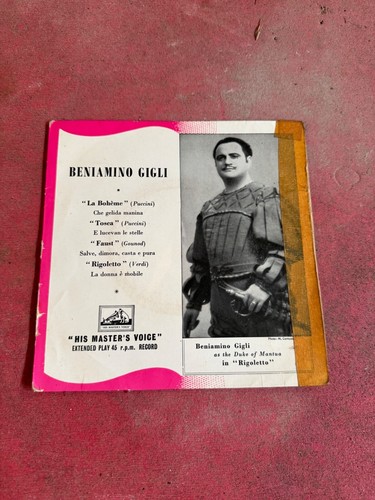 Vinile beniamino gigli - beniamino,