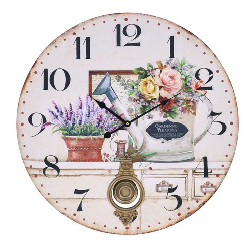 Orologio muro tondo pendolo
