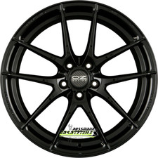 4x OZ Leggera HLT nero lucido