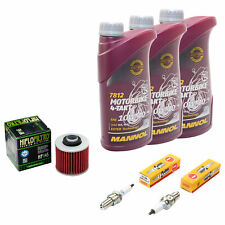 Kit revisione olio 3L per Yamaha XVS 650 Dragstar 1997-2007 filtro olio + candele