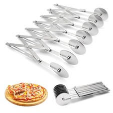 Tagliapasta Regolabile a 7 Ruote, Spezzatrice per Pasta in Acciaio (h2l)