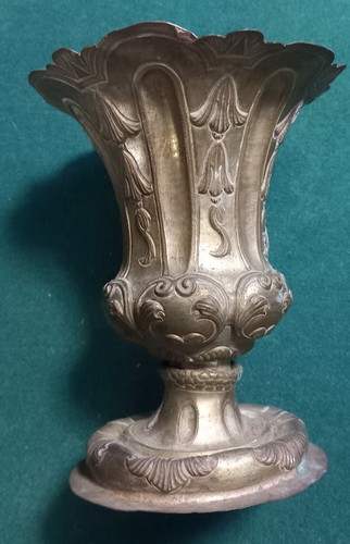Antico vaso rame argentato - antico,