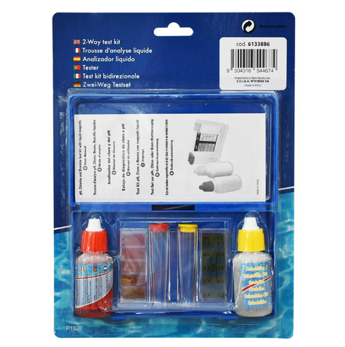 Test cloro kit - cloro/ph, acqua