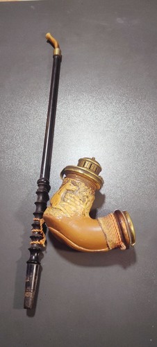 Antica vecchia pipa fumo - antica, da