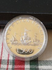 500 LIRE CARAVELLE ARGENTO