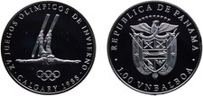 Panama 1988 1 Balboa Silver