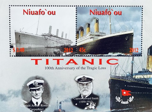 Niuafo titanic stamps ss - niuafo,