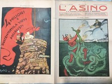 rivista satirica L’ASINO 4 (28 gennaio 1912)