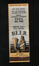 Alvan Cafe BINGO BEER Wheeling