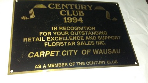 Piastra ottone club 1994 - piastra,