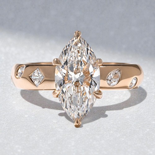 Fede nuziale diamante - diamante, oro